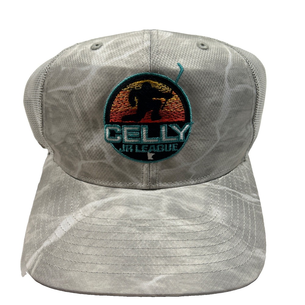 Mossy Oak Celly JR League Gray Baseball Cap Richardson 112P Adjustable Hat NWT